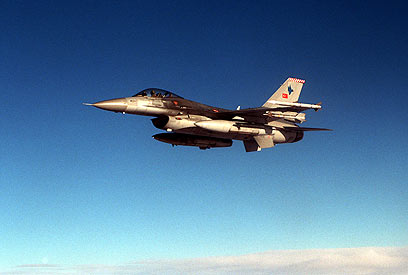 Air superiority over Israel?  Turkish fighter jet F-16 Fighting Falcon